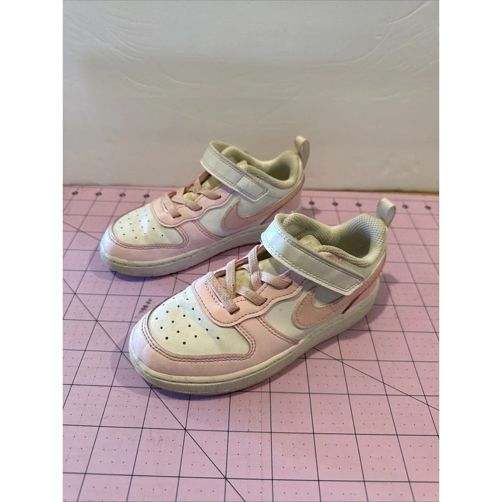 Nike‎ Court Low Girls Shoes DV5458-105 Pink Size 10